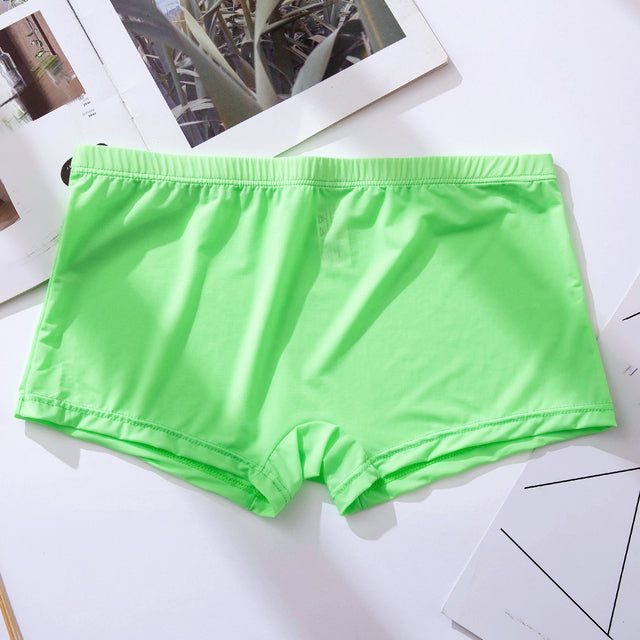 Men's Ice Silk Boxer Underwear - Breathable & Ultra-thin