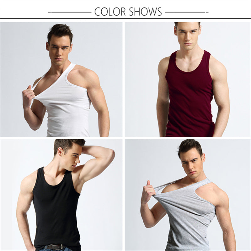High-Quality Men's Cotton Slim Fit Tank Top