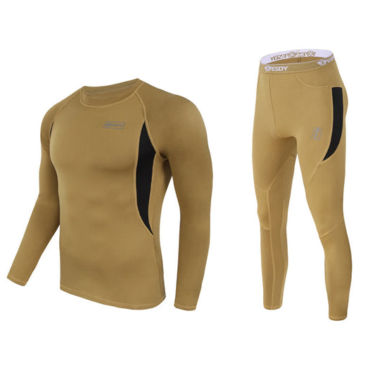Men's Thermal Underwear Set for Outdoor Sports and Skiing