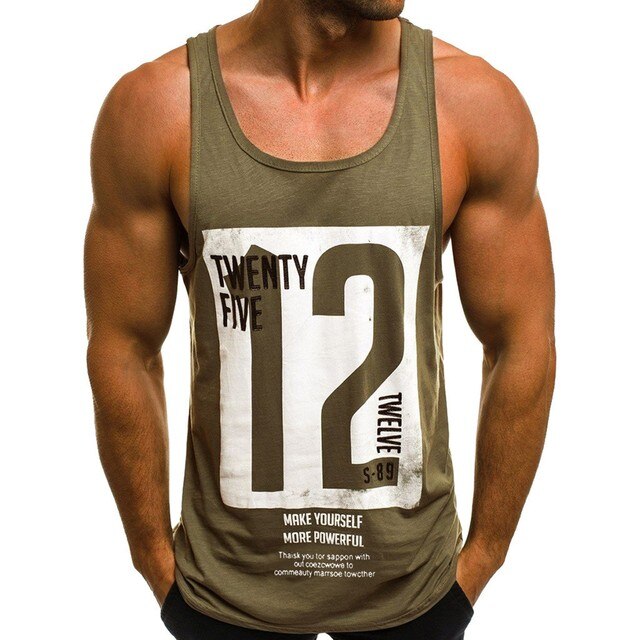 Men's Fashionable Breathable Polyester Training Tank Top