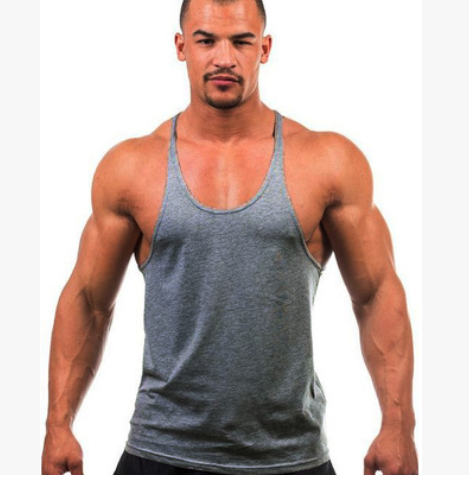 Men's Cotton Fitness Training Tank Top - No Print