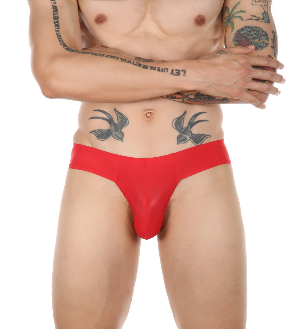 Men's Solid Color Ice Silk Breathable Underwear