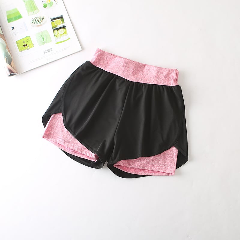 Short de sport taille haute à séchage rapide pour le sport