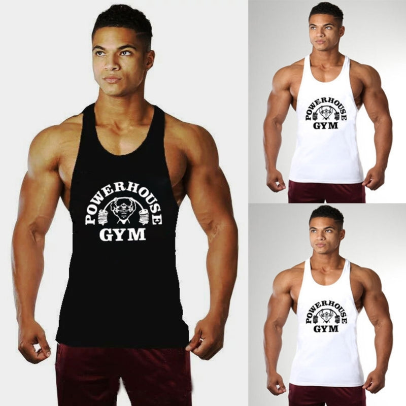 Men's Large Breathable Loose Running Tank Top
