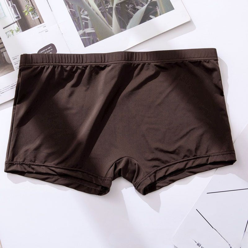 Men's Ice Silk Boxer Underwear - Breathable & Ultra-thin