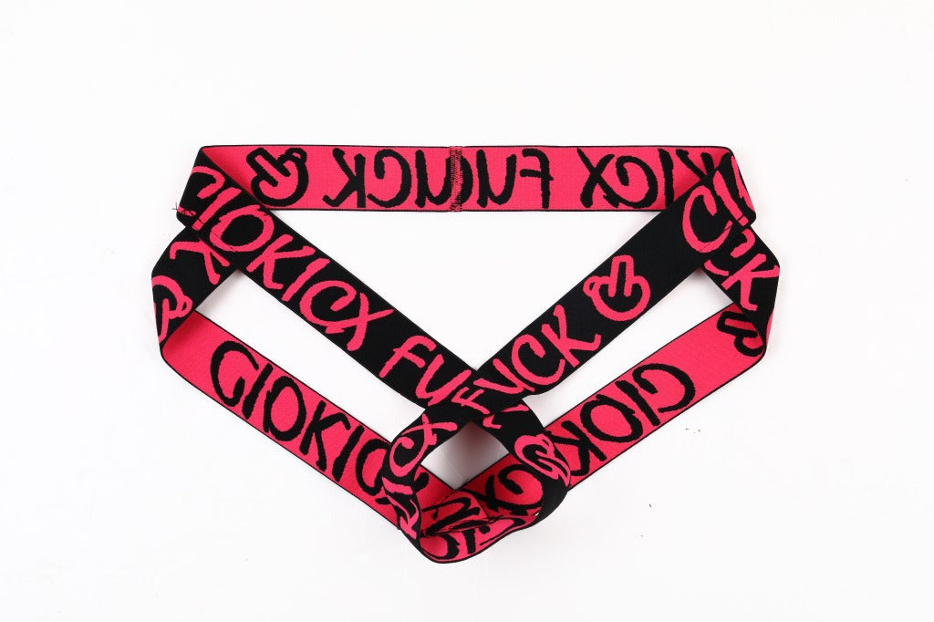 Men's Ice Silk Low Waist Hollow Out Thong Underwear