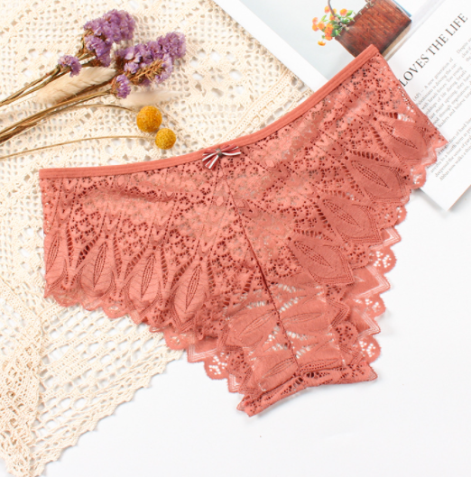 Lace Bow Knot Crossover Women's Underwear