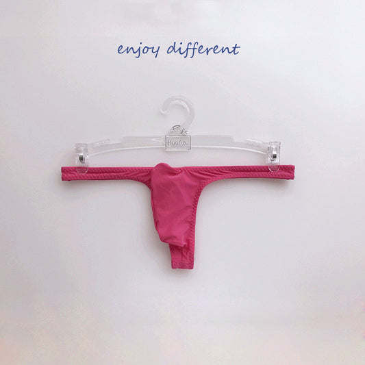 Men's Ice Silk Thong Underwear