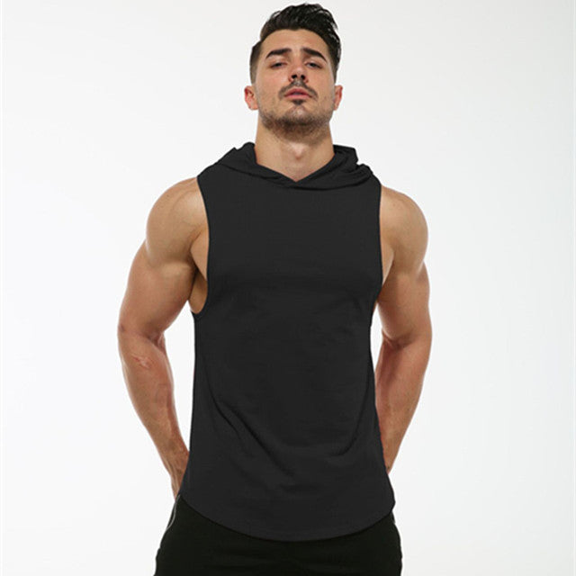 MRMT 2024 Men's Cotton Hooded Sleeveless Tank Top