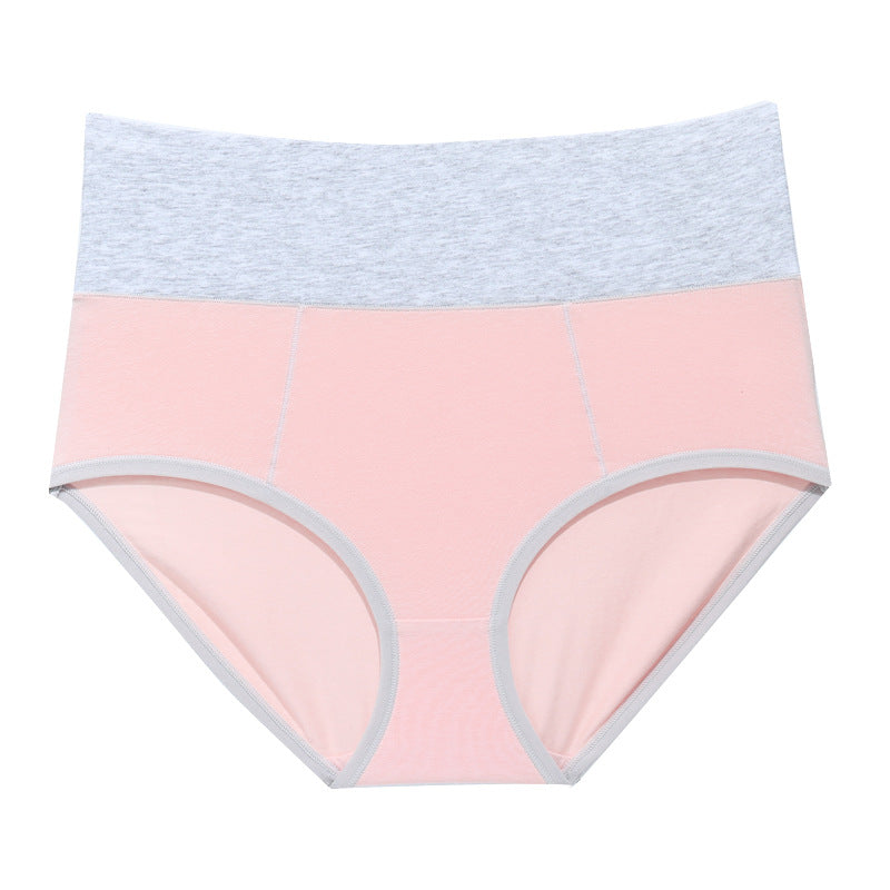 High Waisted Pure Cotton Women's Sports Underwear