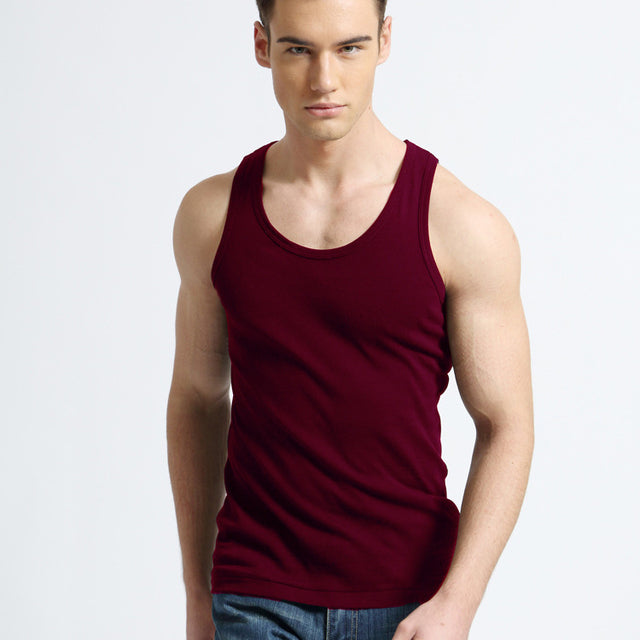 High-Quality Men's Cotton Slim Fit Tank Top