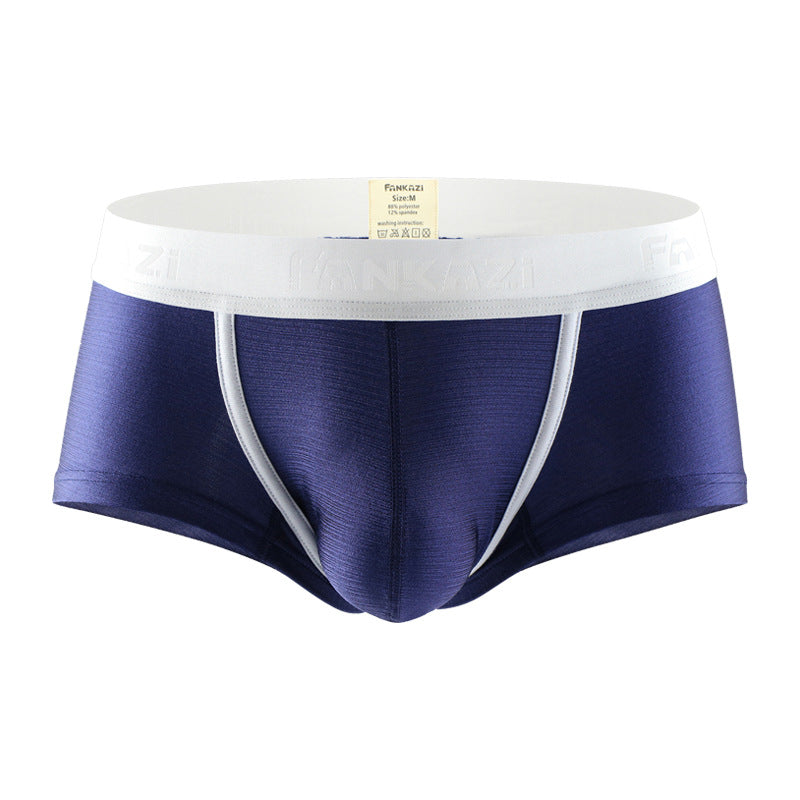Breathable Thin Men's Napped Nylon Underwear