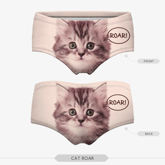 Women's 3D Printed Polyester Underwear