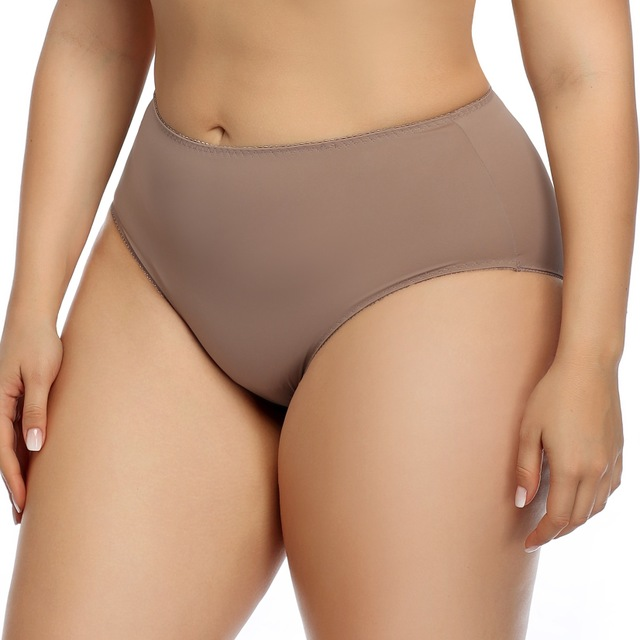High Waist Seamless Cotton Women's Underwear XL-6XL