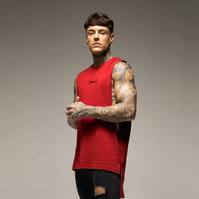 Cotton Hip Hop Bodybuilding Tank Tops for Men