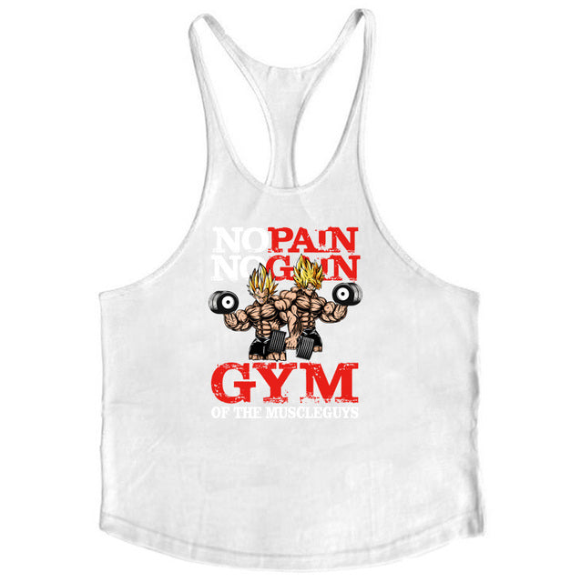 Men's Pure Cotton Fitness Running Tank Top