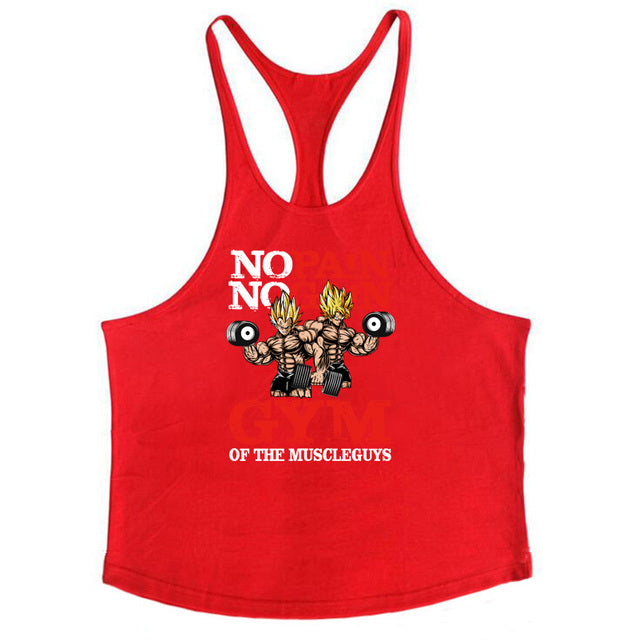 Men's Pure Cotton Fitness Running Tank Top