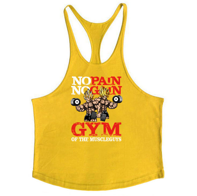 Men's Pure Cotton Fitness Running Tank Top
