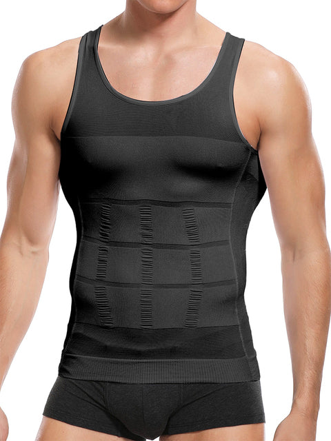 Men's Summer Fitness Racerback Tank Top Bodysuit