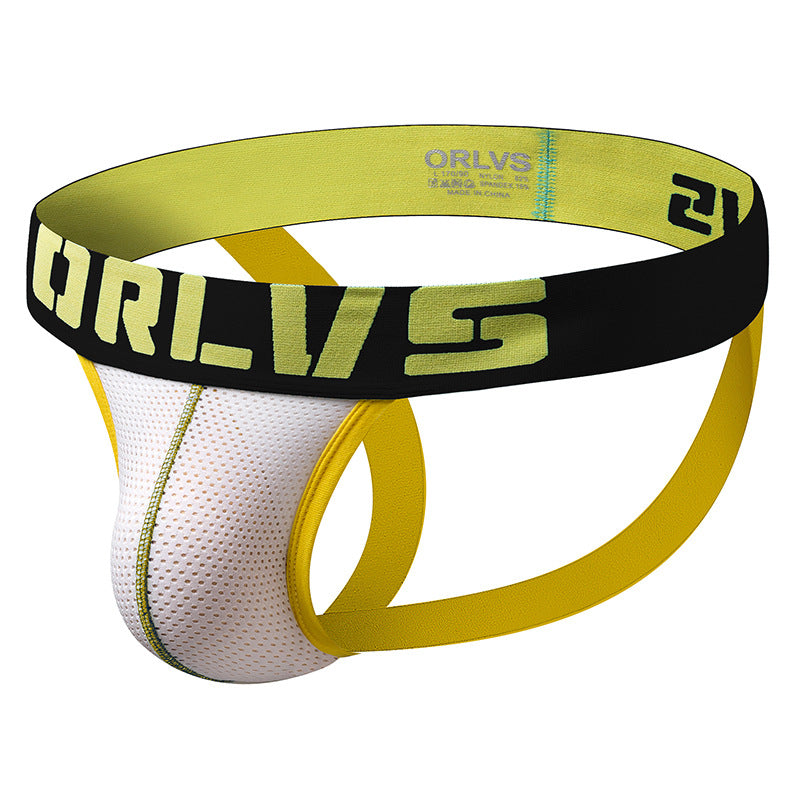 Men's Open-Crotch Dual Pouch Underwear for Comfort