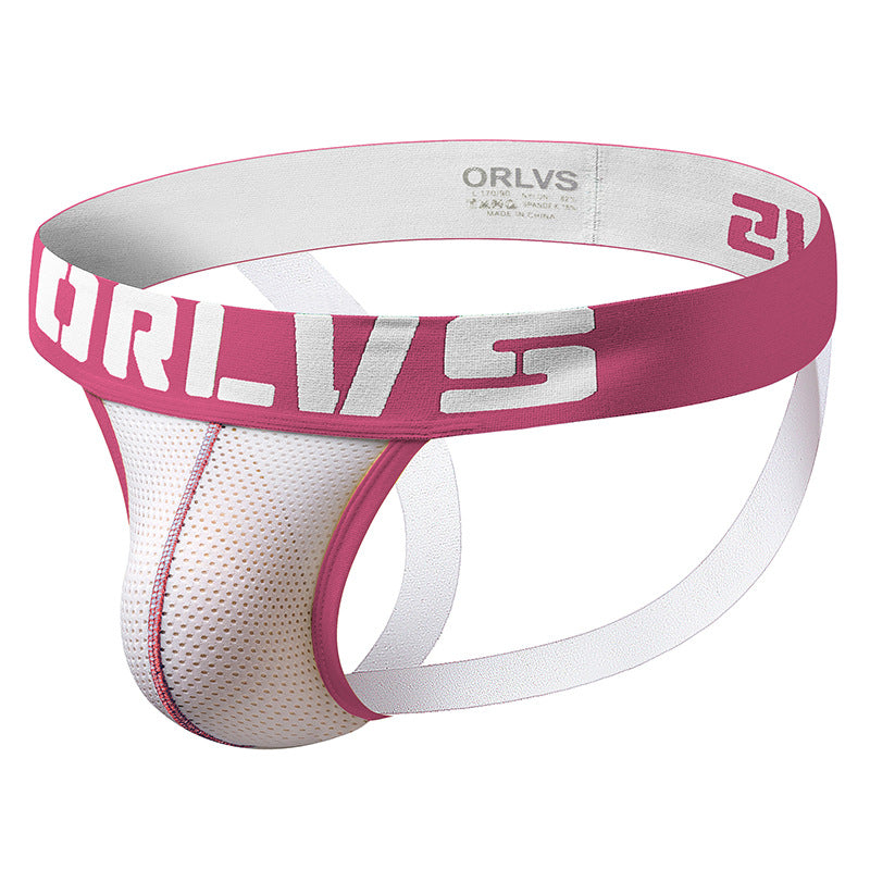 Men's Open-Crotch Dual Pouch Underwear for Comfort
