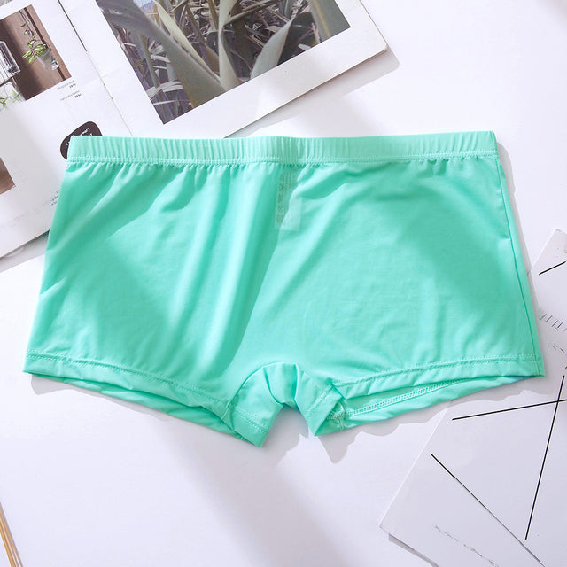 Men's Ice Silk Boxer Underwear - Breathable & Ultra-thin
