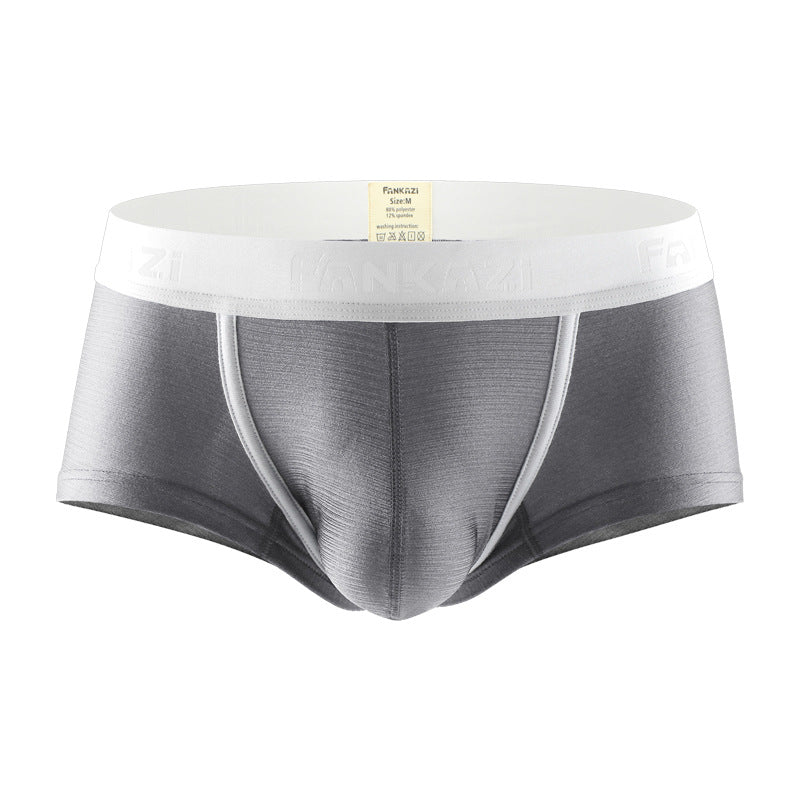 Breathable Thin Men's Napped Nylon Underwear