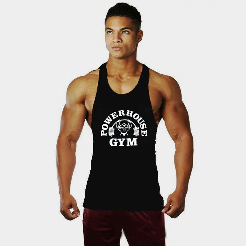 Men's Large Breathable Loose Running Tank Top
