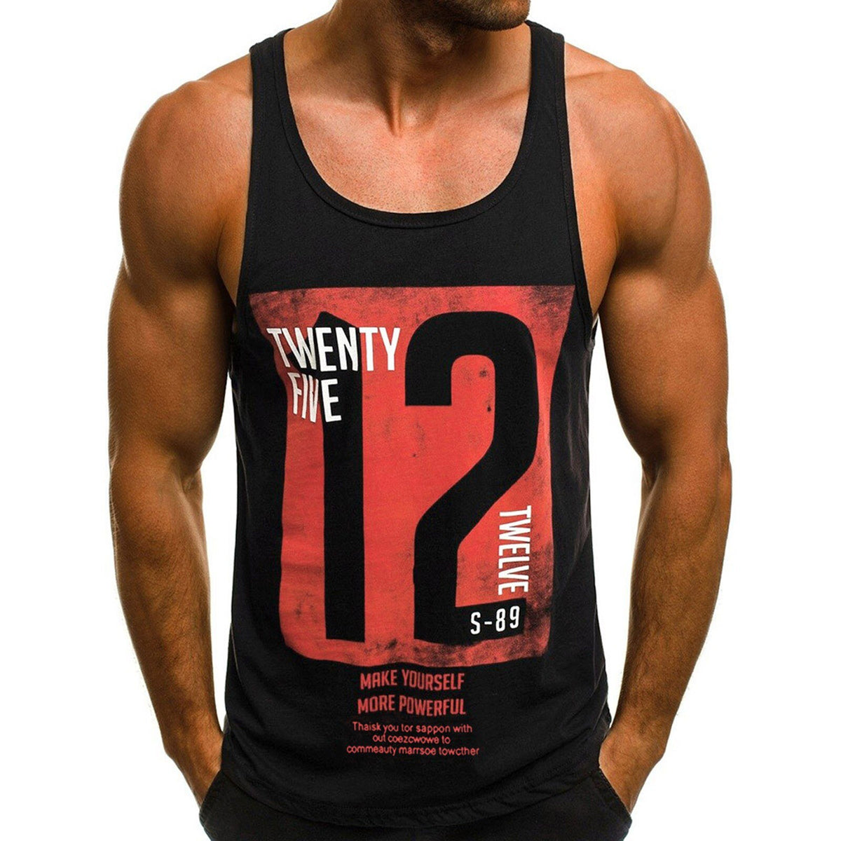 Men's Fashionable Breathable Polyester Training Tank Top
