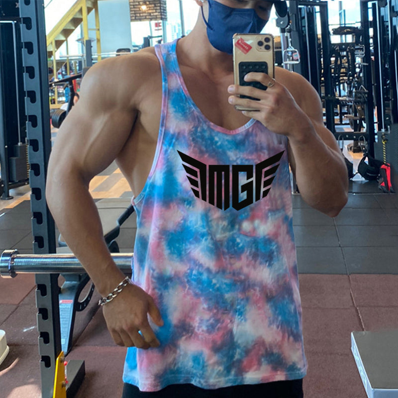 Men's Camouflage Quick Dry Fitness Tank Top Vest