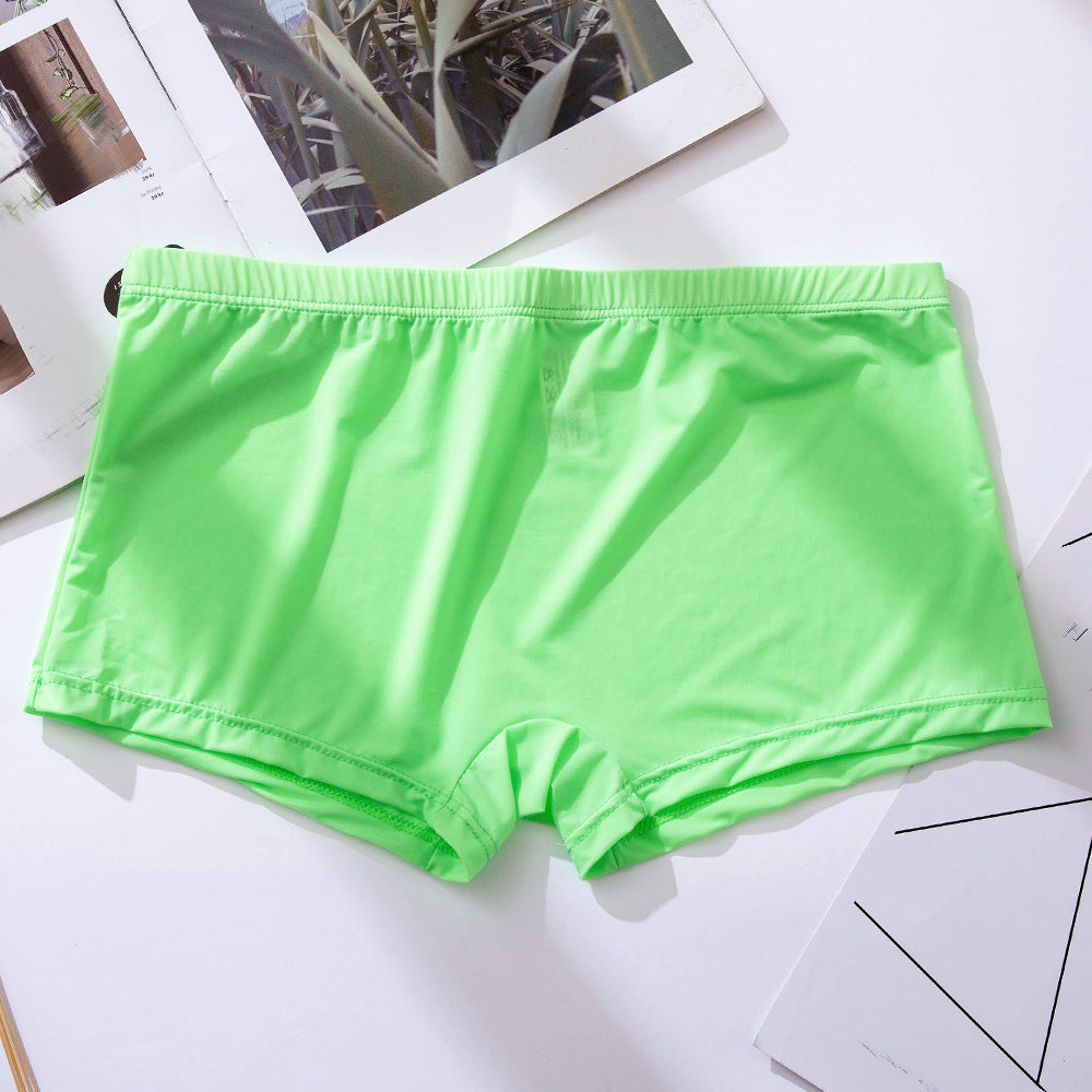 Men's Ice Silk Boxer Underwear - Breathable & Ultra-thin